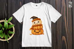 Cute Pumpkin Character Clipart Sublimation PNG Product Image 3