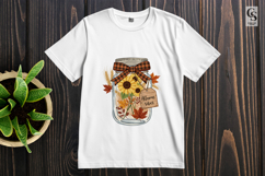 Autumn Vibes Coffee Lantern Clipart Sublimation PNG Product Image 3