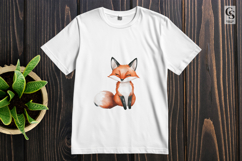 Cute Fox Animal Clipart Sublimation PNG Product Image 3