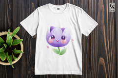 Cute Purple Tulip Flower Clipart Sublimation PNG Product Image 3