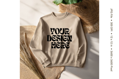 Boho T-shirt Mockups Bella and Canvas Top View Mockups_60 Product Image 1