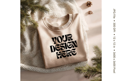 Boho T-shirt Mockups Bella and Canvas Top View Mockups_63 Product Image 1