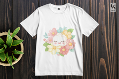 Cute Kawaii Floral Bouquet Clipart PNG Product Image 3