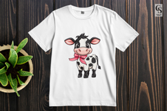 Cartoon Cow Clipart PNG Product Image 3