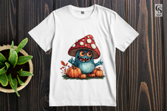 Cute Mushroom Monster Clipart PNG Product Image 2