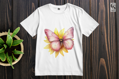 Sunflower Butterfly Clipart Sublimation PNG Product Image 2