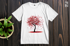 Autumn Tree Clipart PNG | Fall Leaves Sublimation Design Product Image 3