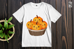 Cute Pumpkin Basket Clipart Sublimation PNG Product Image 3