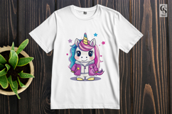 Cute Unicorn Clipart PNG Product Image 2