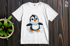 Cute Baby Penguin Clipart Sublimation PNG Product Image 2