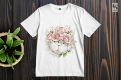 Pink Floral Soccer Ball Watercolor Clipart Sublimation PNG Product Image 3