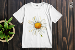 Daisy Flower Clipart Sublimation PNG Product Image 3