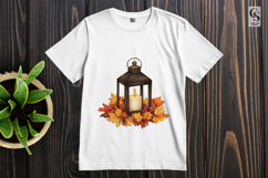 Autumn Lantern Candle Clipart Sublimation PNG Product Image 2