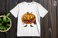 Spooky Pumpkin Character Clipart PNG Product Image 2