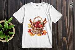Strawberry Cinnamon Basket Clipart PNG Product Image 2