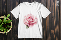 Peach Rose Flower Clipart Sublimation PNG Product Image 3