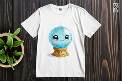 Cute Crystal Ball Clipart PNG Product Image 3