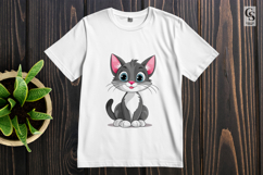 Cute Cartoon Cat Kitten Animal Clipart Sublimation PNG Product Image 2
