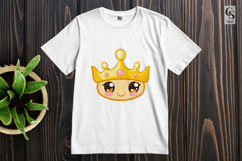 Cute Kawaii Princess Crown Clipart Sublimation PNG Product Image 2