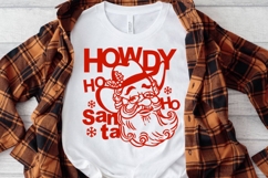 Cowboy Santa SVG Bundle Western Christmas Howdy Clipart Yee Product Image 8