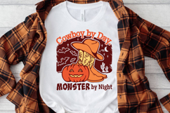 Halloween Cowboy boots Pumpkin Halloween Monster T-shirt svg Product Image 6