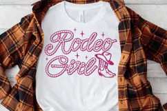 Rodeo Girl SVG Rodeo Rope Western Cowgirl boot Clipart Cowbo Product Image 3