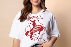 Cowboy Christmas SVG Bundle Merry Christmas Happy Holidays! Product Image 3