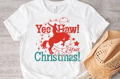 Cowboy Christmas Printable Cut file Western Holiday Yee Haw! Product Image 3