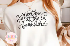 Meet Me At The Bookstore SVG PNG Product Image 1
