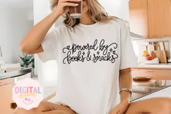 Powered By Books And Snacks SVG PNG Product Image 1