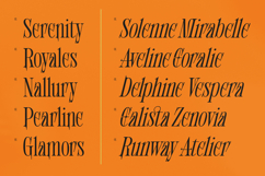 Shliterin Elegant Condensed Serif Product Image 13