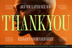 Shliterin Elegant Condensed Serif Product Image 15