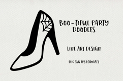 Funny Halloween Line Art Clipart SVG|PNG|EPS, BUNDLE. Product Image 9