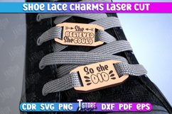 Shoe Lace Charms Laser Cut Bundle, Wooden Shoe Accessories Product Image 2