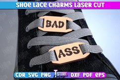 Shoe Lace Charms Laser Cut Bundle, Wooden Shoe Accessories Product Image 4