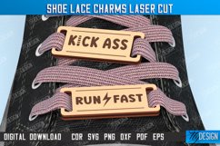 Shoe Lace Charms laser cut, Custom Shoelaces Tag, Boot Charm Product Image 1