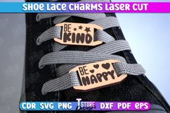 Shoe Lace Charms Laser Cut Bundle, Wooden Shoe Accessories Product Image 10