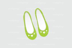 Shoes colored digital clipart Product Image 2