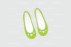 Shoes colored digital clipart Product Image 2