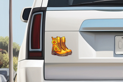 Colorful Shoes &amp; Boots PNG Bundle - 10 Clipart Designs Product Image 7