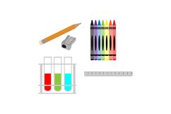 School Elements SVG Cut File Product Image 1