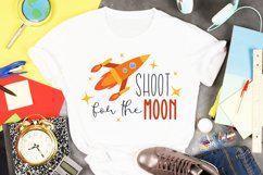 Space Sublimation Design | Shoot For The Moon Product Image 1