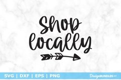 Shop Locally SVG | Small Shop Owner SVG Product Image 2