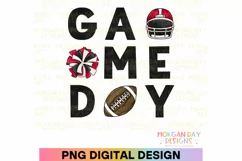Game Day Football Cheer PNG Sublimation Design Product Image 1