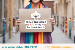 Christian LGBTQ sticker Bundle | Faith and Pride Stickers Product Image 4