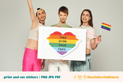 Christian LGBTQ sticker Bundle | Faith and Pride Stickers Product Image 3