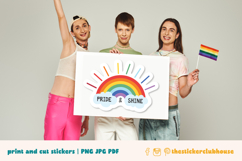 Christian LGBTQ sticker Bundle | Faith and Pride Stickers Product Image 5