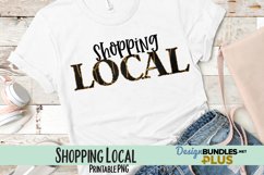 Shopping Local Sublimation PNG Product Image 1