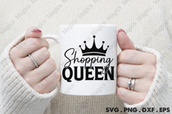 Shopping Queen SVG, Black Friday SVG, Shopping Svg Product Image 4