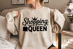 Shopping Queen SVG, Black Friday SVG, Black Friday Shirt SVG Product Image 2